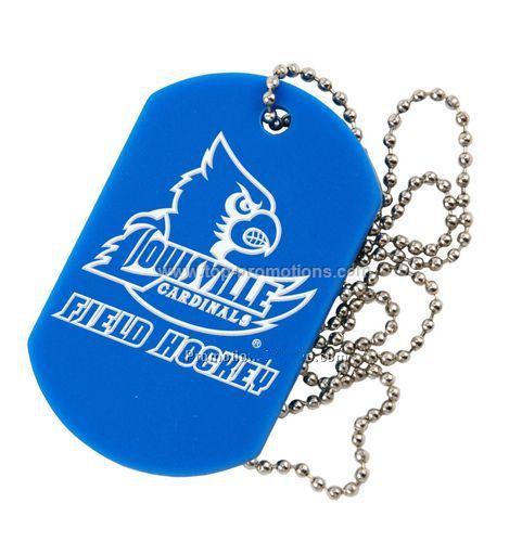 Large Silicone Dog Tag