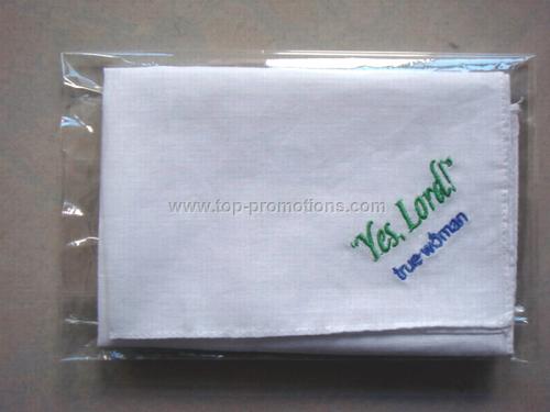 Handkerchief With Emb Logo