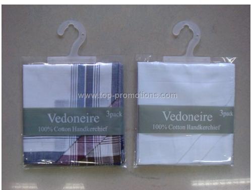 3 Pcak Combed Handkerchief