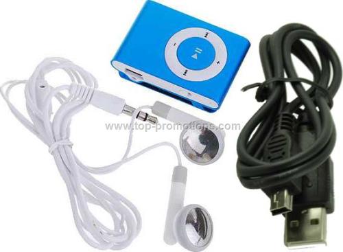 MP3 player with clips