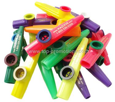 Kazoobie Plastic Kazoos with Logo