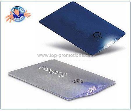 Card Shape LED Light Promotional items with logo