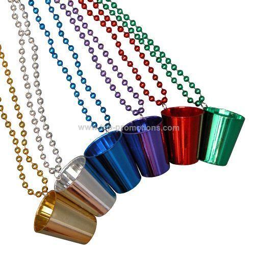 Necklace 33 - Shot Glass Beads
