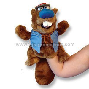 Custom Plush Beaver Hand Puppet