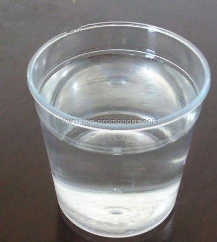 Crystal clear polystyrene cup