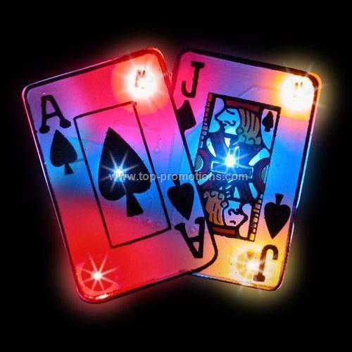 LED Light-Up Magnet - Black Jack