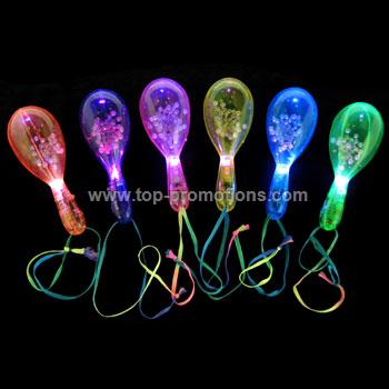 LED Clear Maracas - Assorted Colors