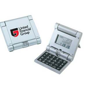 Trifold Robotic Calculator w/ World Time Clock