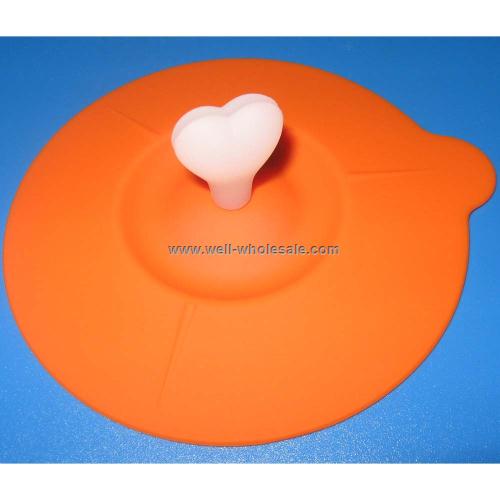 Silicone coffee cup lids