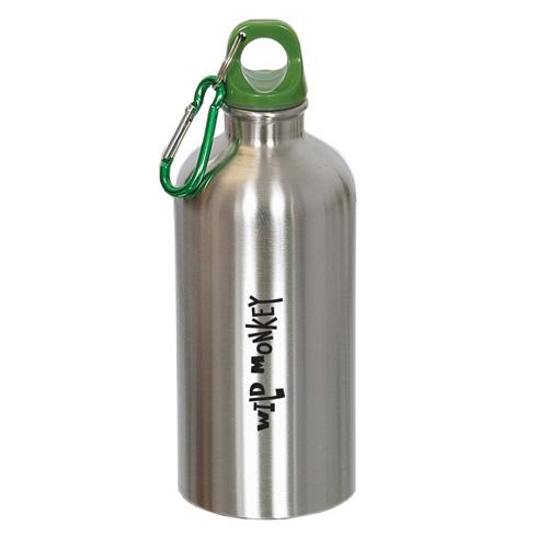 16 Oz. Stainless Steel Water Bottle W/ Carabiner