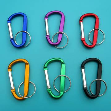 6cm D Shape Carabiner Keychain