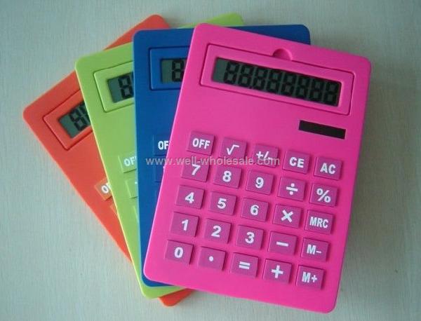 solar dual power desktop promotion electronic gift calculator