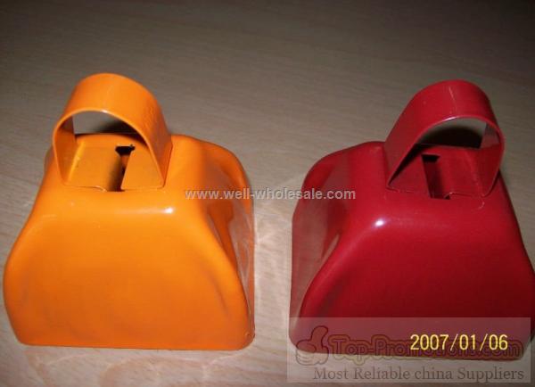 Sports Cow Bells,Promotional Metal Cowbell,Noise Maker Cowbells Colorful metal cow bell