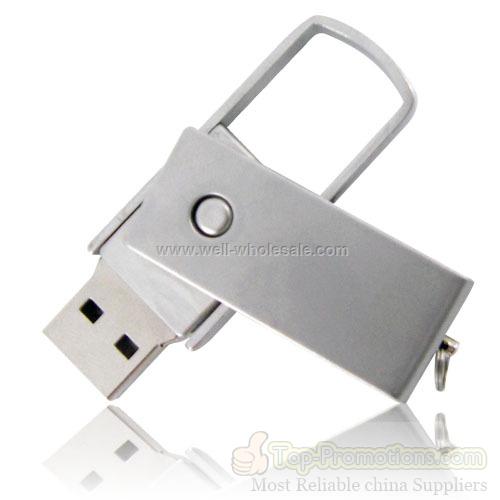 Swivel Metal USB flash drive with Sony Logo Laser Engraving