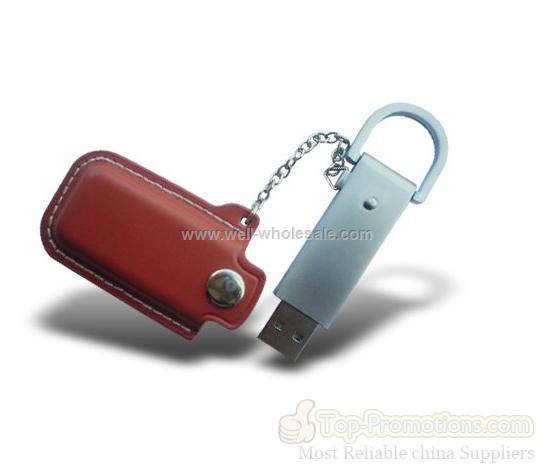 high quality leather usb