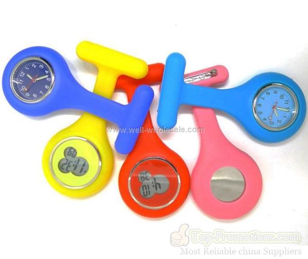 new shape silicone nursing pocket watch