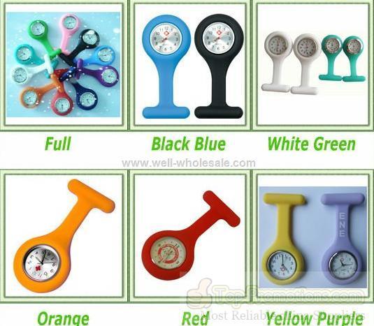 Silicone 2012 new nurse pocket watch