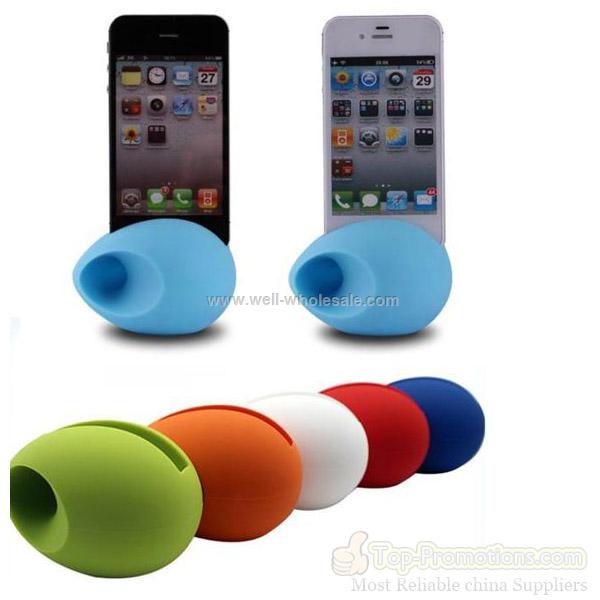 New fashion silicone speaker for iphone 4/4s