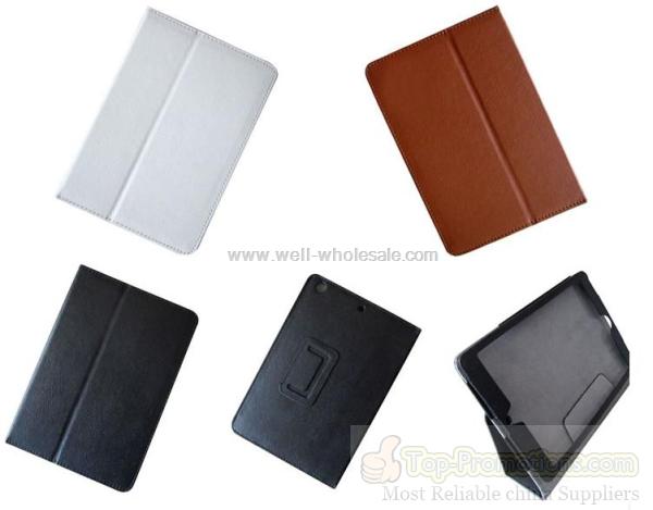 Mini ipad leather case