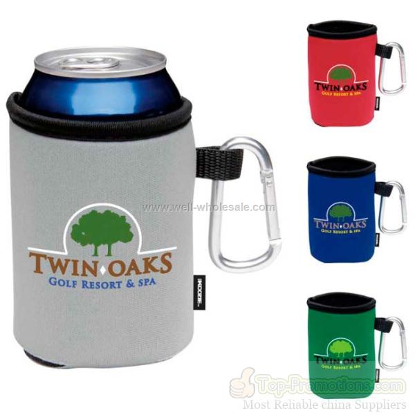Koozie Can Cooler with Carabiner