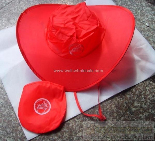 foldable hat with bag