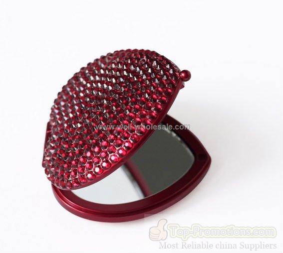 2012 Year Fshion Crystal Compact mirror