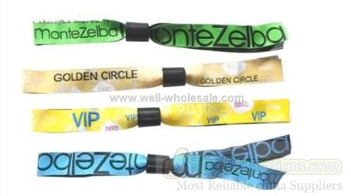 Festival fabric wristband