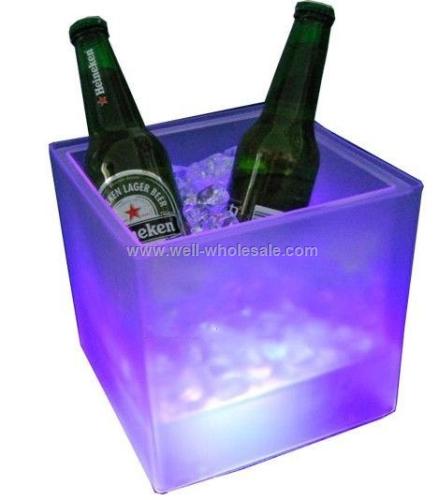 Plastic LED Square Buckets