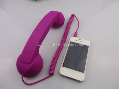 For iPhone/iPad corded retro phone handset