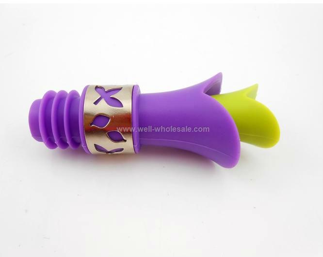 lily Eco-friendly Silicone wine Bottle Stopper