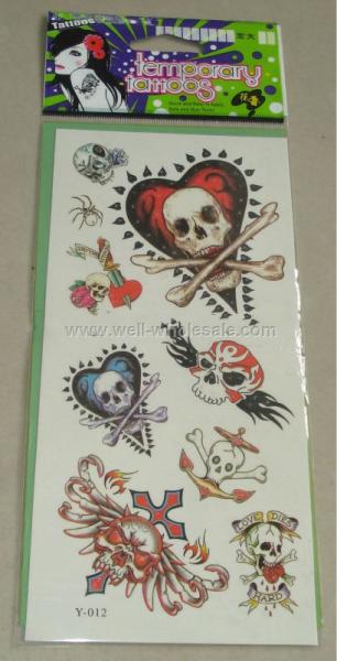 Skull Tattoo Sticker