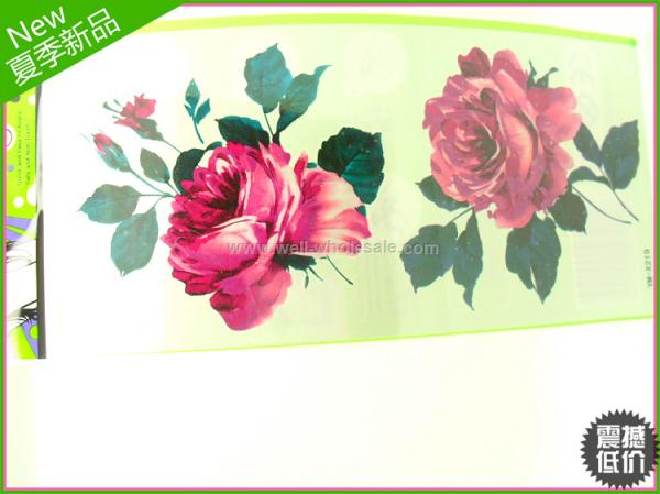 hot sell fashion flower temporary tattoo