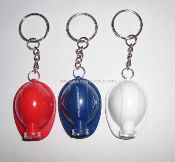 mini hard hat key holder flashlight