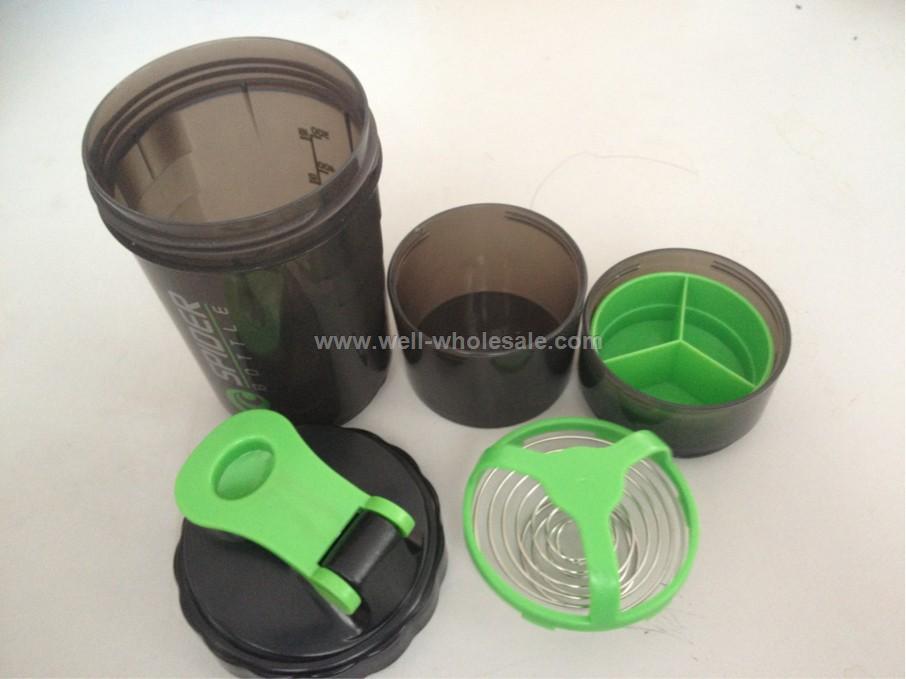 Sport water BPA free plastic Shaker Bottle