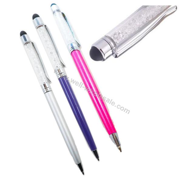 Crystal touch pen