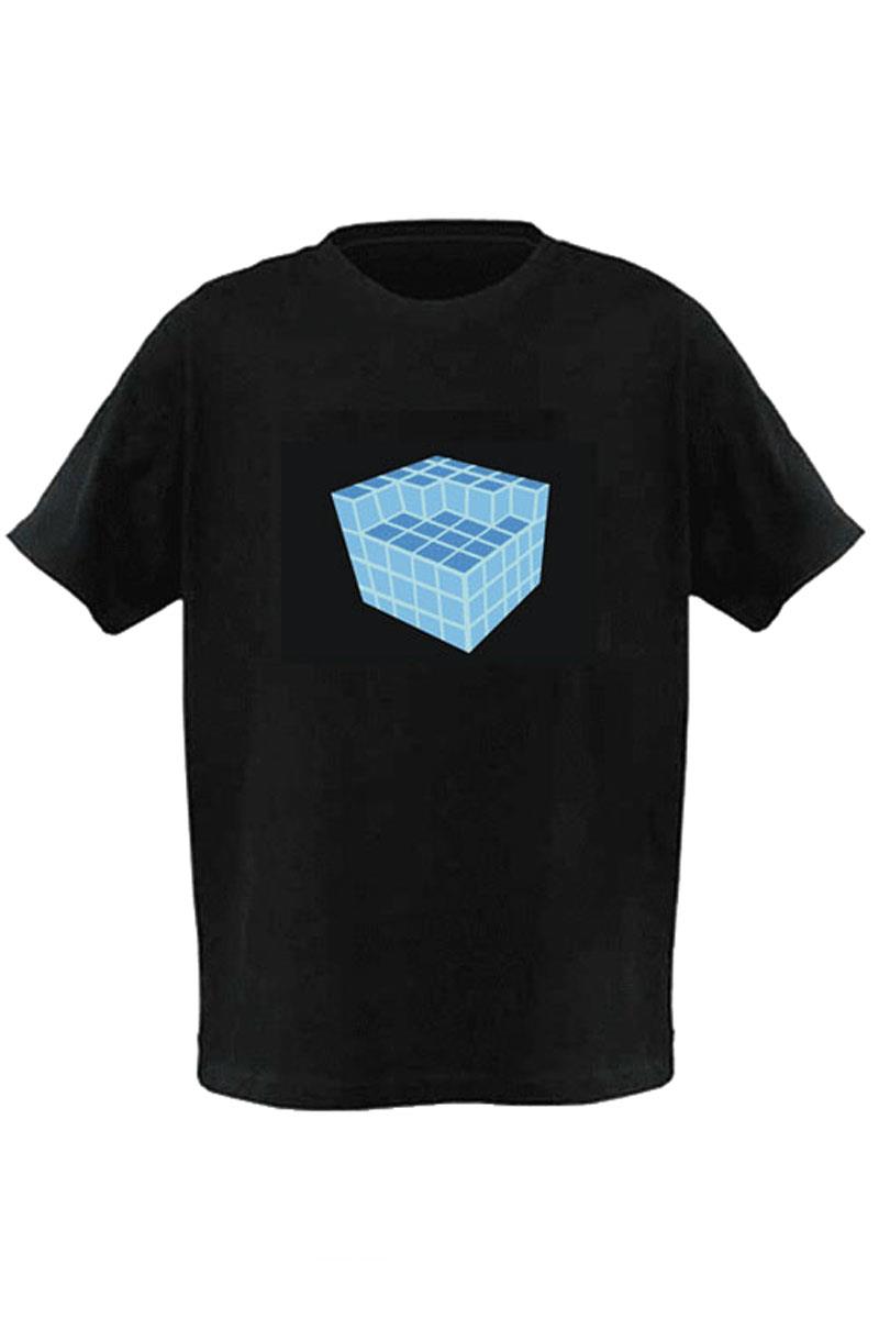 LED T-Shirt Fourth Dimension Rave Cube