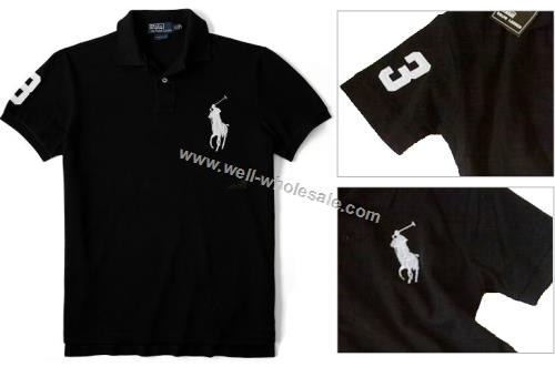 black polo shirt
