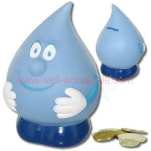 Promotional Water Drop Coin Banks