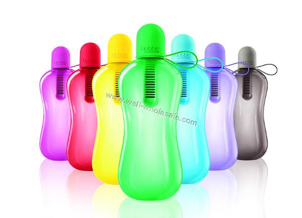 filter bottle/plastic filter bottle/BPA free filter bottle