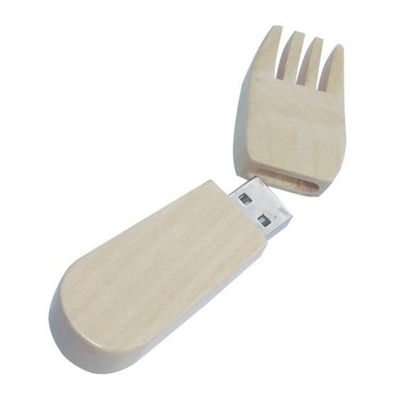 Wood fork usb flash drive,Fork usb drive