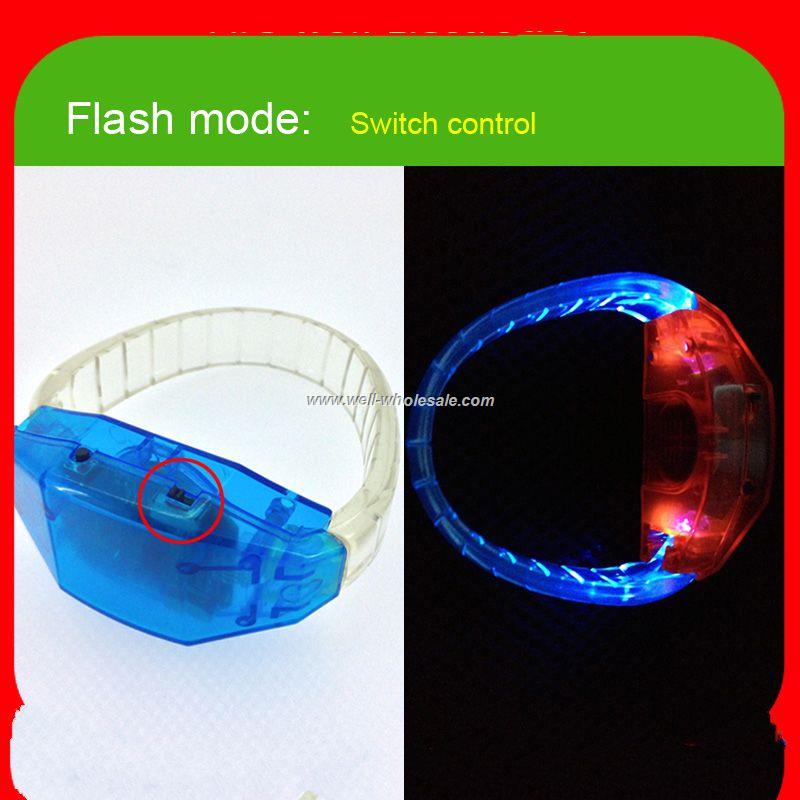 remote control led wristband sound activated led wristband