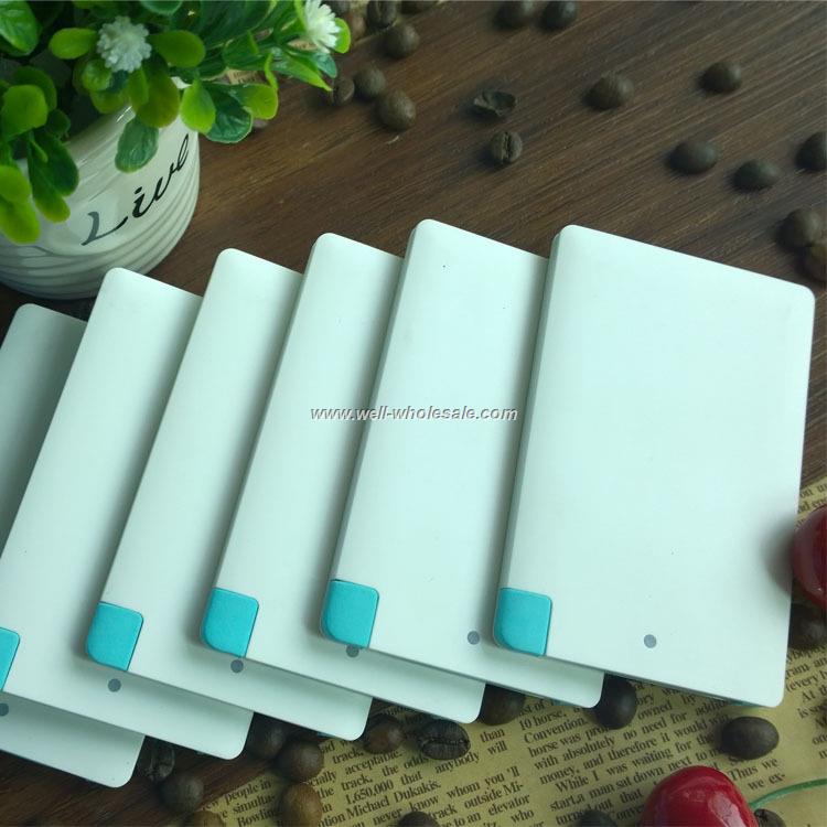 Credit card portable power bank