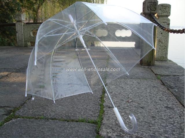 plastic transparent umbrella