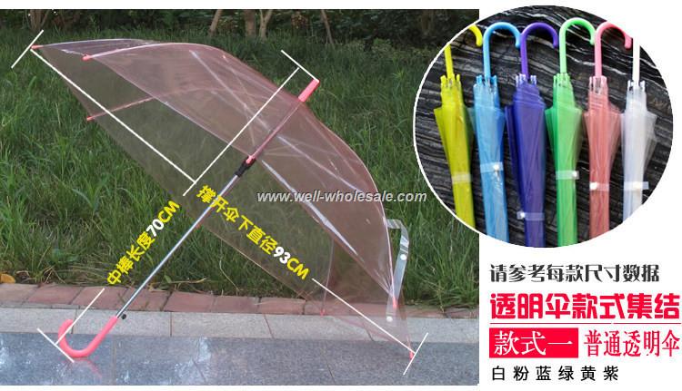 OEM transparent umbrella