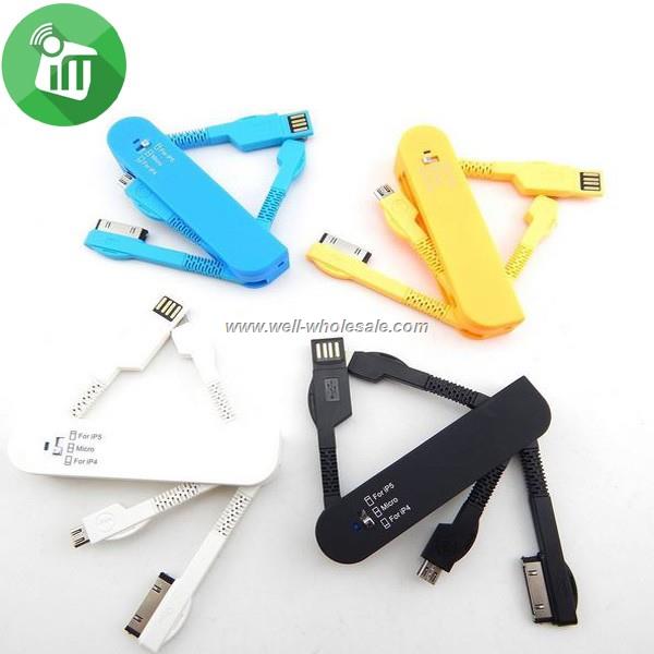 Promotion Gift! Swiss Army Knife 3 in 1 USB Charging Cable