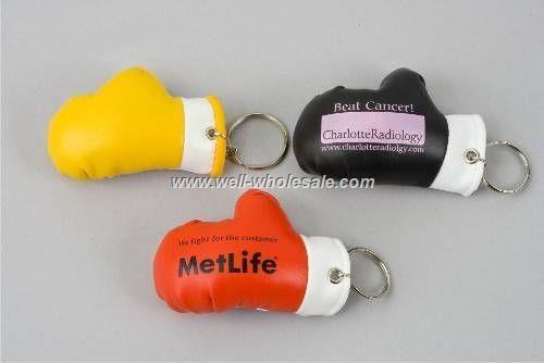 custom mini boxing gloves keychain