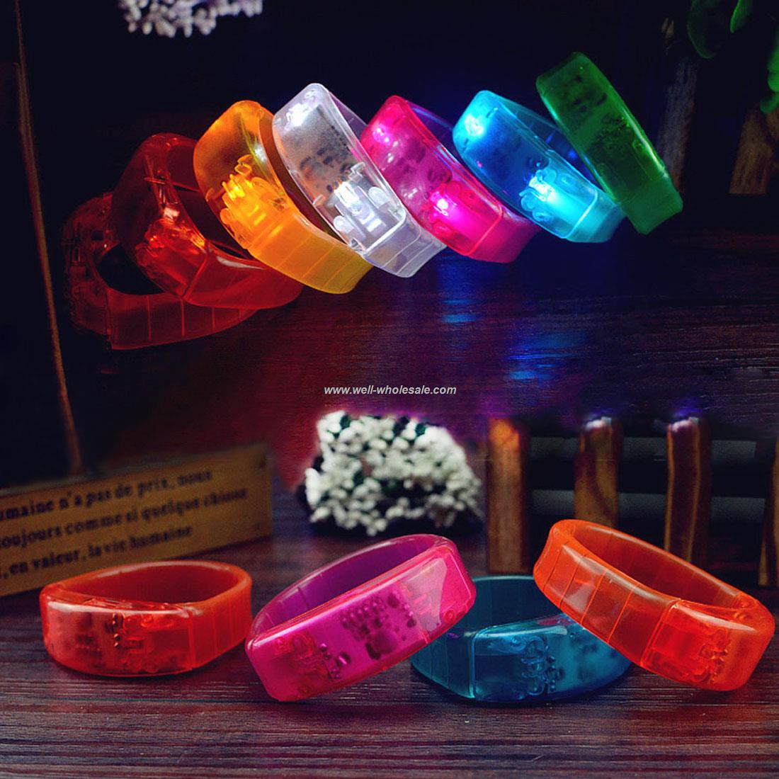 LED Flashing Bracelet Glowing Shining Wristband LED