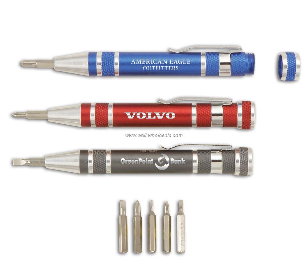 9 in 1 Pen Style Screwdriver Tool Set