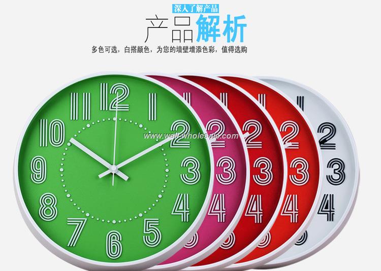 10"Plastic Wall Clock
