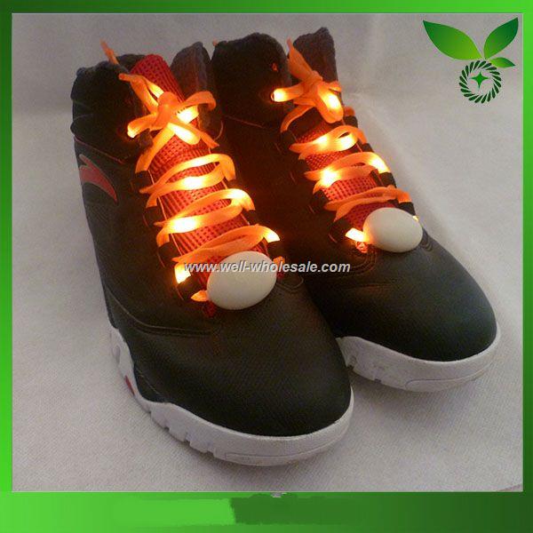 led flashing shoe laces